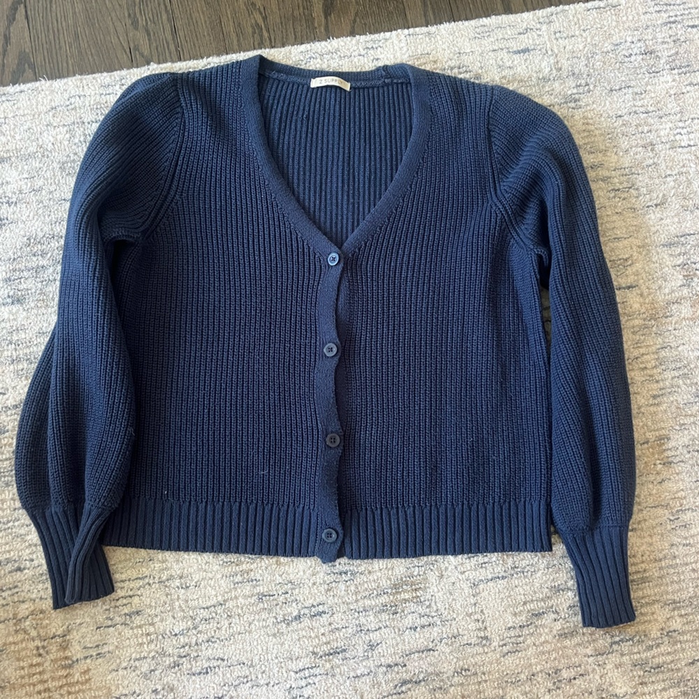 Z Supply Navy Cardigan